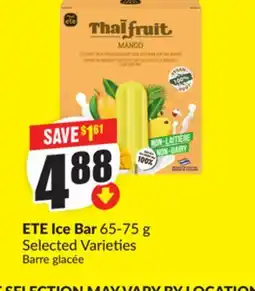 Chalo FreshCo ETE Ice Bar offer