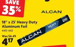 Home Hardware 18 x 25' Heavy Duty Aluminum Foil offer