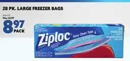 Home Hardware 28 PK. LARGE FREEZER BAGS offer