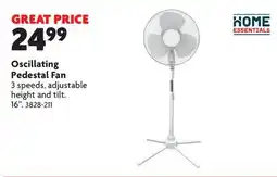 Home Hardware Oscillating Pedestal Fan offer