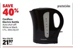 Home Hardware Cordless Electric Kettle offer