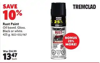 Home Hardware Rust Paint offer