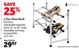 Home Hardware 2 Tier Shoe Rack offer