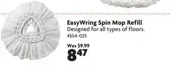 Home Hardware EasyWring Spin Mop Refill offer