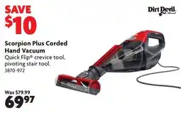 Home Hardware Scorpion Plus Corded Hand Vacuum offer