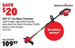 Home Hardware 20V 12 Cordless Trimmer offer