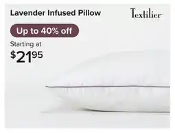 Linen Chest Lavender Infused Pillow offer