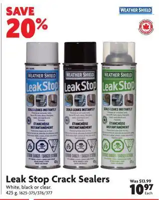 Home Hardware Leak Stop Crack Sealers offer