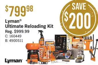 Bass Pro Lyman Ultimate Reloading Kit offer