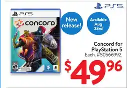 Walmart Concord for PlayStation 5 offer