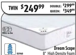 Oxford Mills Dream Scape TWIN 8 High Density Foam offer