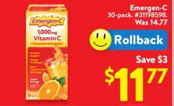 Walmart Emergen-C offer
