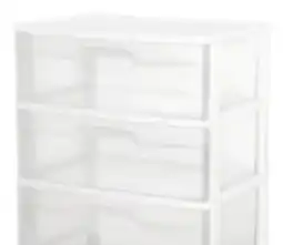 Walmart Sterlite 3-Drawer Wide Cart offer