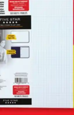 Walmart Five Star 1 Refill Paper 100-Pack offer