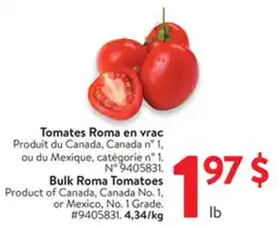 Walmart Bulk Roma Tomatoes offer