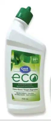 Walmart Great Value Eco Toilet Bowl Cleaner offer