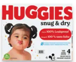 Walmart Huggies Snug & Dry Mega Colossal Pack Diapers offer