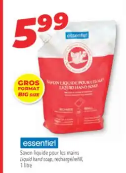 Familiprix essentiel Liquid hand soap, recharge/refill, 1  offer