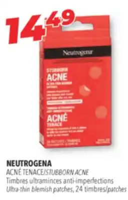 Familiprix NEUTROGENA STUBBORN ACNE Timbres Ultra-thin blemish patches, 24 /patches offer