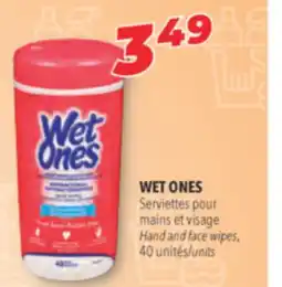 Familiprix WET ONES Hand and face wipes offer
