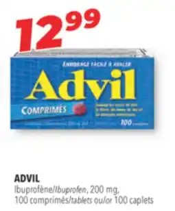 Familiprix ADVIL Ibuprofen, 200 mg, 100 tablets ou/or 100 caplets offer