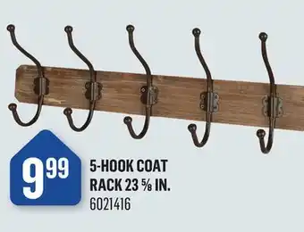 Canac 5-Hook Coat Rack 23 5/8 in offer