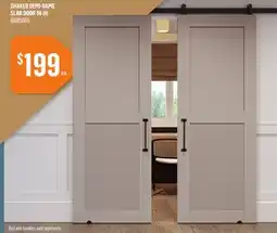 Canac Shaker Demi-Dame Slab Door 36 In offer