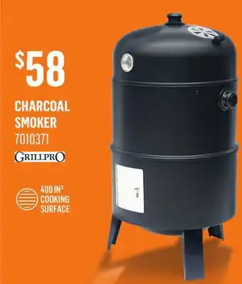 Canac charcoal-smoker offer