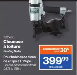 Patrick Morin Roofing Nailer offer