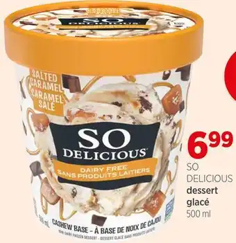 Avril SO DELICIOUS dessert glacé offer