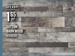 Canac Sutton Barn Wood Wall Panel offer