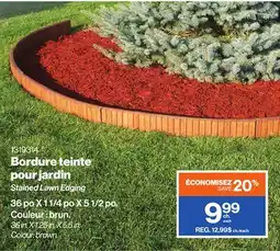 Patrick Morin Stained Lawn Edging offer