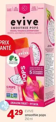Avril Smoothie pops offer