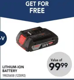 RONA LITHIUM-ION BATTERY offer