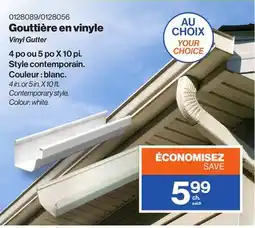 Patrick Morin Vinyl Gutter offer