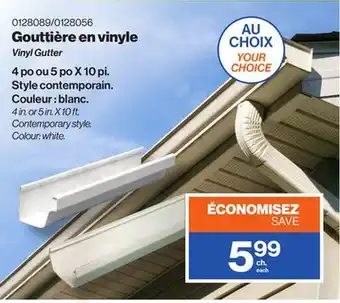 Patrick Morin Vinyl Gutter offer