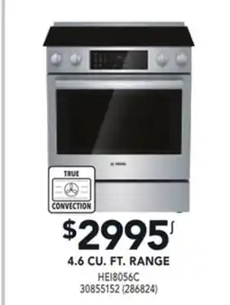 RONA BOSCH 4.6 CU. FT. RANGE offer