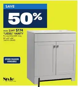 RONA LIESEL VANITY 31 x 41 x 20 offer