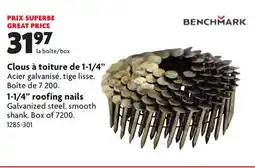 Home Hardware 1-1/4 roofing nails offer