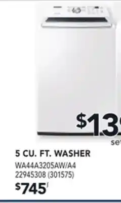 RONA 5 CU. FT. WASHER offer