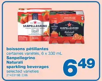 Wholesale Club BOISSONS PÉTILLANTES, 6 x 330 mL offer