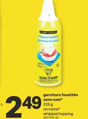 L'Intermarché GARNITURE FOUETTÉE, 225 g offer