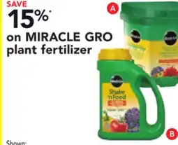 Réno Dépôt MIRACLE GRO plant fertilizer offer