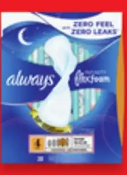 Walmart Always Pads 36-50s offer