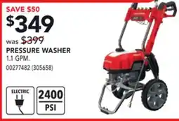 Réno Dépôt CRAFTSMAN PRESSURE WASHER offer