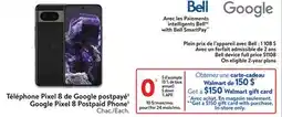 Walmart Google Pixel 8 Postpaid Phone‡ offer