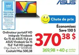 Walmart ASUS Vivobook Go 15 15.6 Full HD Laptop offer