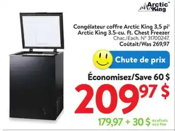 Walmart Arctic King 3.5-cu. ft. Chest Freezer offer