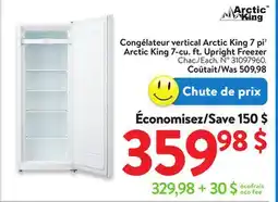 Walmart Arctic King 7-cu. ft. Upright Freezer offer