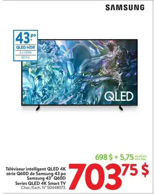 Walmart Samsung 43 Q60D Series QLED 4K Smart TV offer